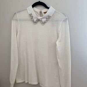White Longe Sleeve Blouse